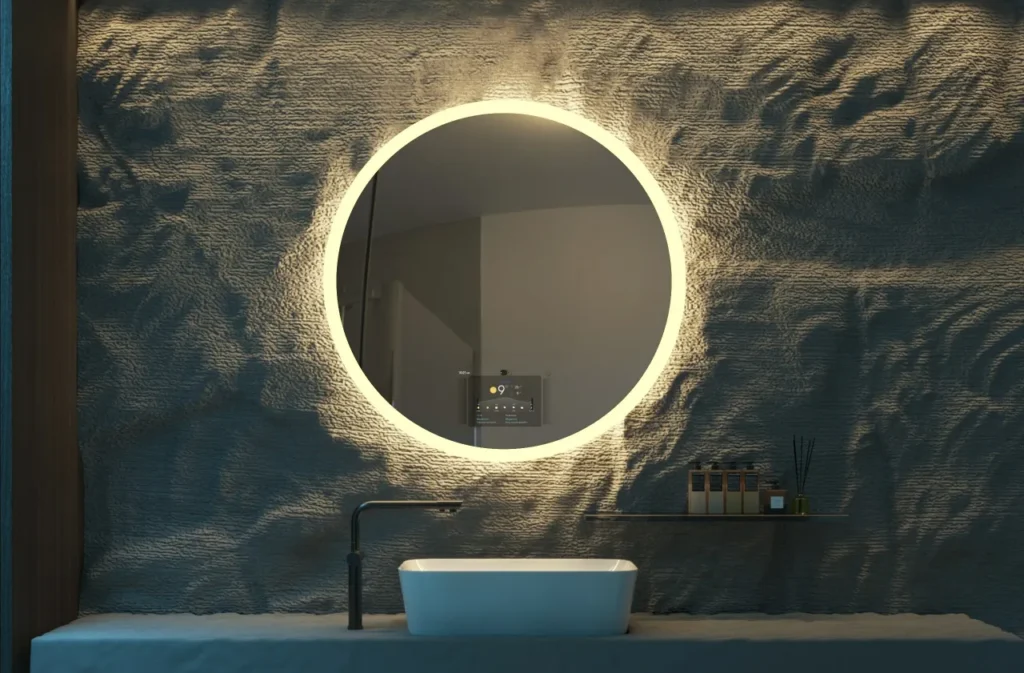 CES 2024: Yapay Zeka Teknolojisinde Son Trendler smart mirrorun görüntüsü
