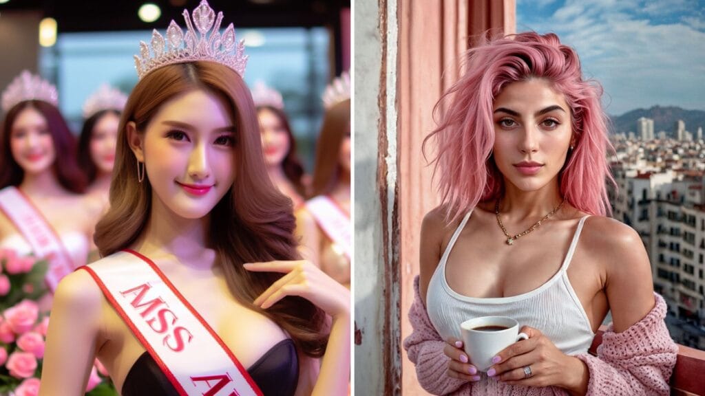 Dünyanın İlk Yapay Zeka Modeli Güzellik Yarışması: Miss AI Miss AI Gösterimi