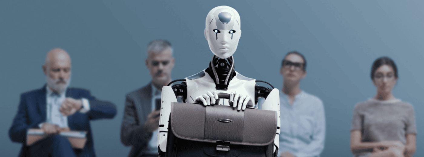 el çantası tutan robot