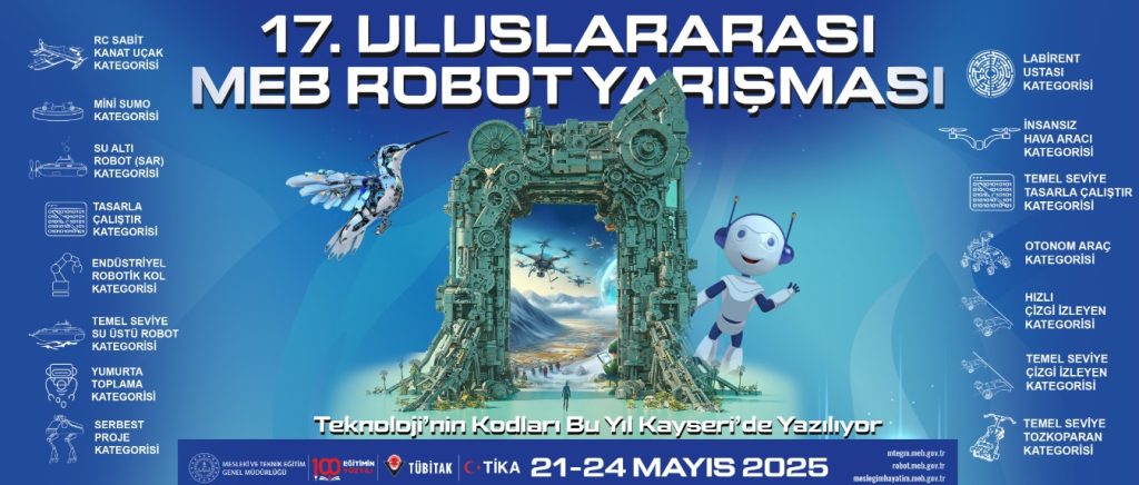 MEB Robot Yarışması Başvuruları Başladı 17. uluslararası meb robot yarışması