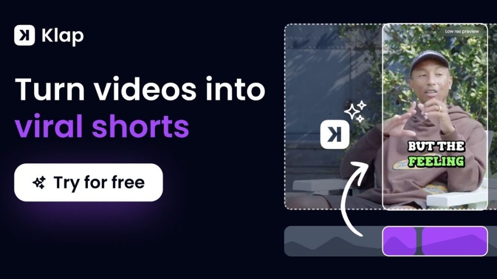 Klap: Yapay Zeka ile Video Düzenlemek Artık Çok Kolay! Klap AI