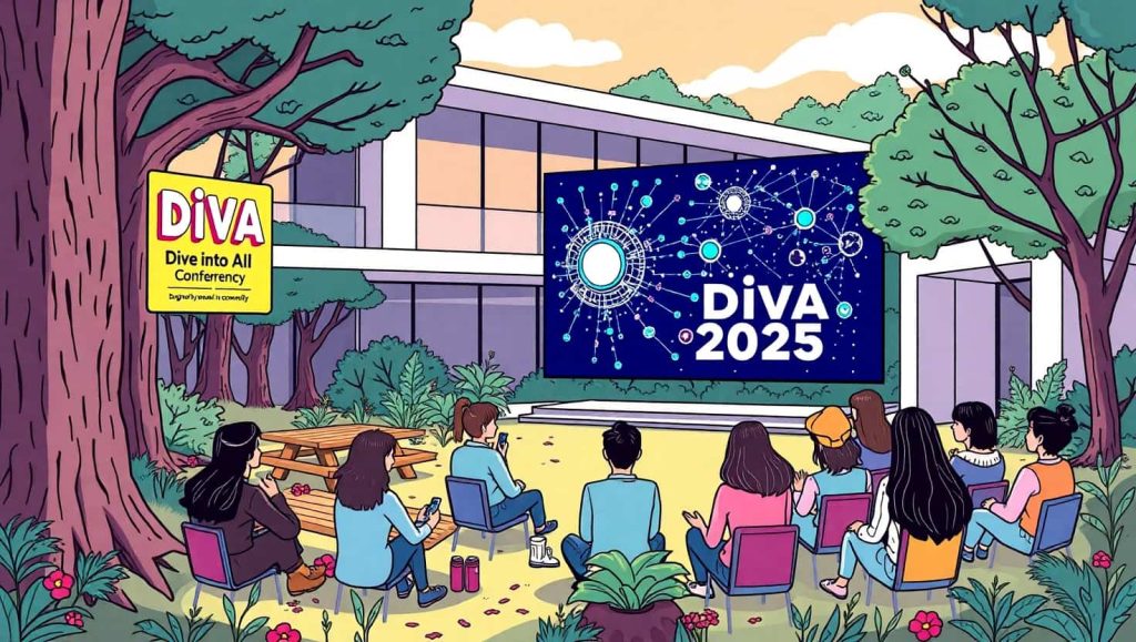 Diva Dive into AI Konferansı 2025 IPA kampüsünde gerçekleşecek olan konferans temsili görseli