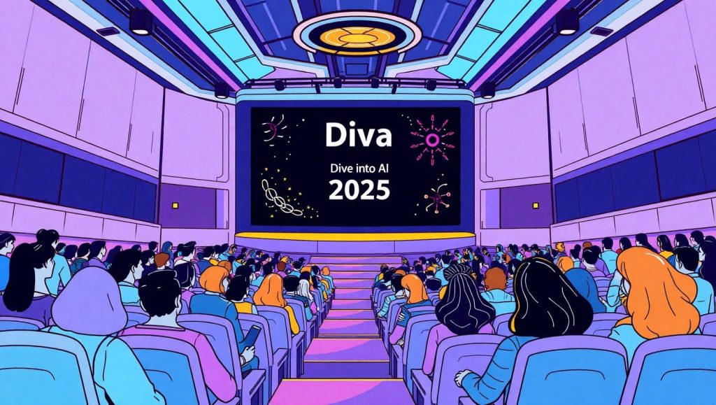 Diva Dive into AI Konferansı 2025 diva dive into ai temsili görsel
