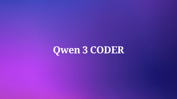 Qwen3-Coder
