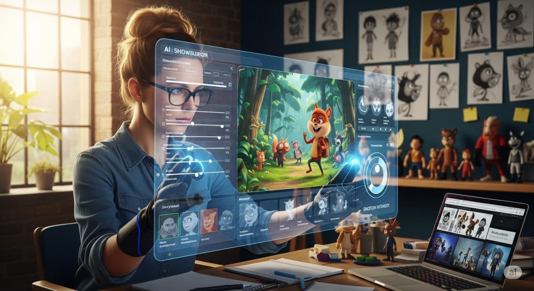 Yapay zeka çizgi film yapma plartformu